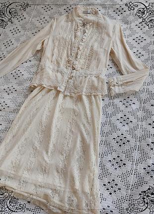 Комплект блузка і сукня