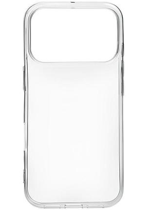 Tpu чохол epic transparent 1,5mm для apple iphone 17 pro max (6.9") безбарвний (прозорий)