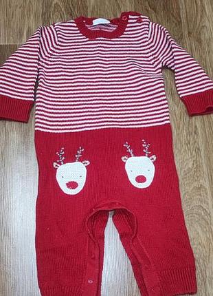 Новогодний комбинезон next