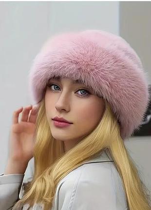 Стильная женская шапка эко мех