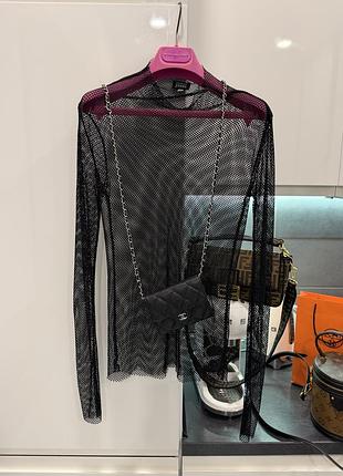 Преміальна блузка лонг сітка 9