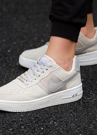 Кроссовки nike air force 1 low grey