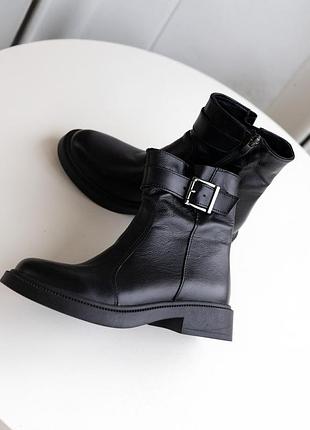 Демисезонные женские ботинки из натуральной кожи 🥰