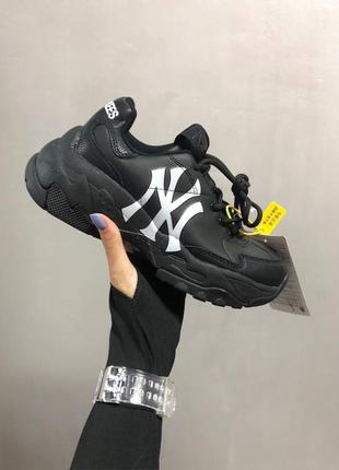 Шикарные оригинальные кроссовки new york yankees black