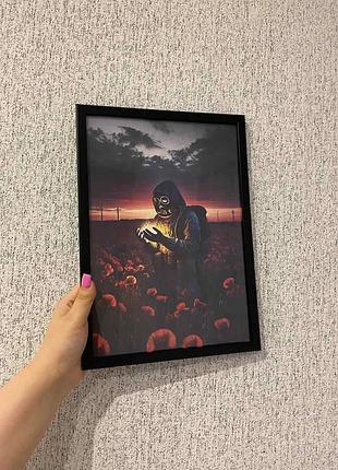 Фото постер сталкер stalker а4 в рамці