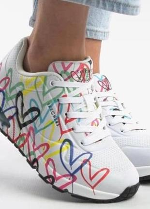 Кроссовки женские skechers spread the love на ножку 26 см
