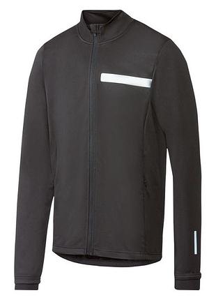 Велокуртка softshell / софтшелл для чоловіка crivit dope dyed 387296 m чорний