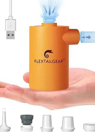 Портативный насос для лодок аккумуляторный мини-насос flextailgear max pump 2020 (3600 mah)