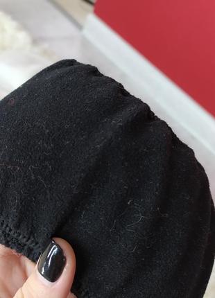 Спортивная теплая черная повязка на голову вязка флис от eisbar5 фото