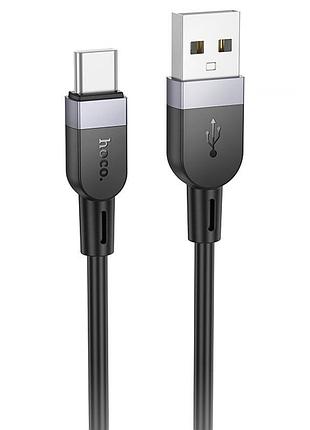 Дата кабель hoco x109 energy silicone usb to type-c (3m) black