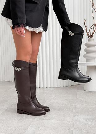 Сапоги женские algot натуральная кожа деми