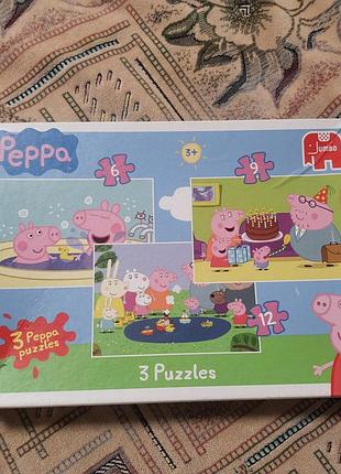 Пазл пеппа peppa