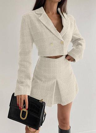 Костюм(спідниця-шорти + жакет)
