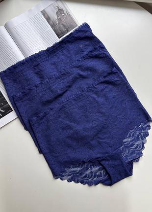 1364 комплект набора женских сетевых трусиков макси 3 шт