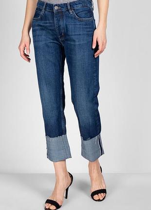 Джинси висока посадка з підворотами