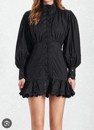 Платье рубашка, шикарное, с ажуром