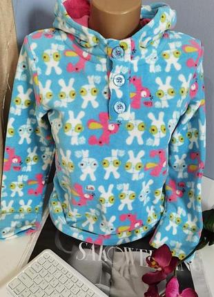 Детская брендовая флисовая кофта на девушку 10 лет