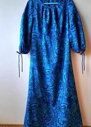 Розкішна сукня з натурального крепу індивідульне пошиття. розмір l