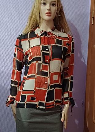 Блуза mario#шовк#вінтаж 2