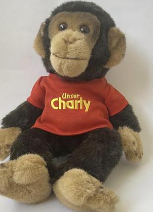 Мягкая игрушка обезьянка из киносериала «наш чарли « размер- 40 см