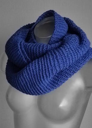 Handmade шарф снуд вовна хомут ручна робота в'язаний