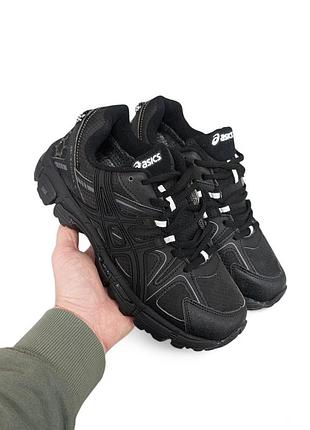 Мужские термо кроссовки asics gel kahana 8 черные