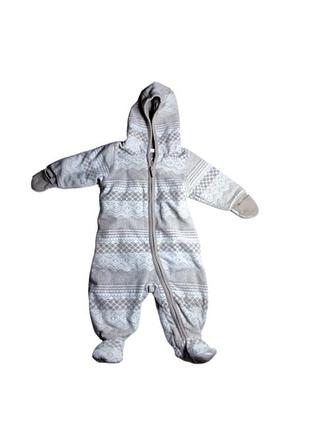 H&m дитячий чоловічок костюм комбез царапки комбінезон фліс теплий зимовий весняний осінній флісовий фірмовий брендових стильний малюка малят