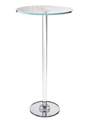 Тортовница стеклянная на высокой ножке 30×60 см круглая подставка для торта, капкейков hp-4-88m