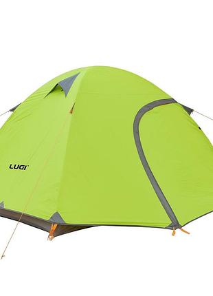 Намет 3 х місний 210×180×135 (см) кемпінговий туристичний для риболовлі, відпочинку на природі, пляжу салатовий lu-018