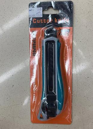Канцелярський ніж будівельний міцний 17 мм зручний корпус hp-51-6