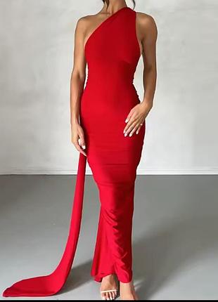 Сукня вечірня, святкова, червона, бургунді, чорна