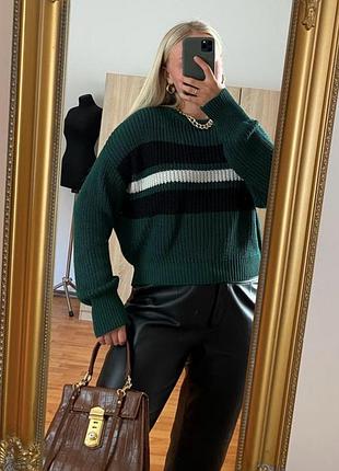 Светр pull&bear зелений розмір м 😍стан нового