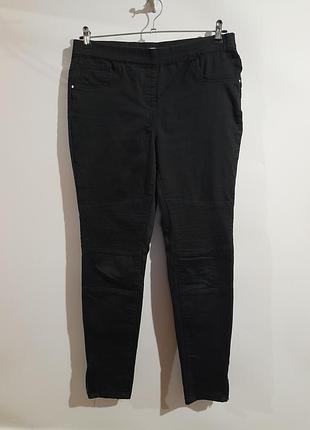 George летние женские джинсы эластичные черные