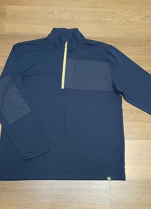 Качественная утеплённая кофта со змейкой до средины груди,  свитшот, гольф bam bamboo clothing