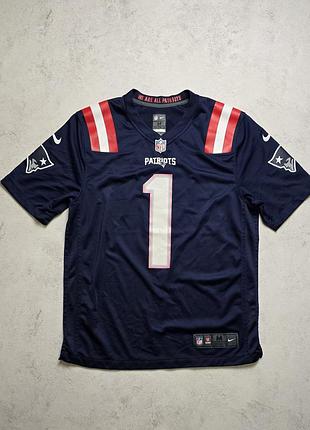 Американський футбол nike new england patriots nfl#1 cam newton jersey