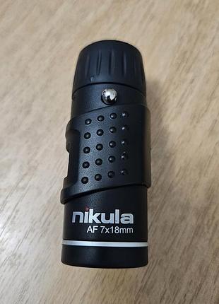 Монокуляр nikula 7x18 147m1000m (black)