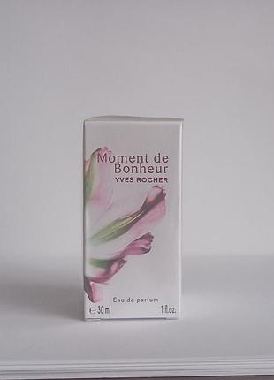 Moment de bonheur eau de parfum yves rocher 30 мл, парфумована вода мить щастя ів роше, миг счастья ив роше