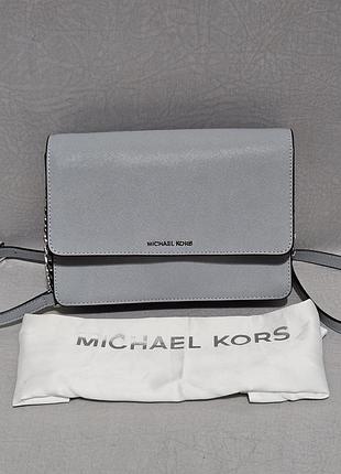 Кожаная кросс боди сумка michael kors, оригинал