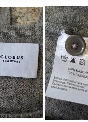 Свитер/100%кашемир/оверсайз/спинка на пуговицах/ globus 9