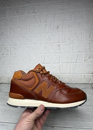 Крутые кроссовки ботинки new balance 574 mid оригинал 42-42.5 р