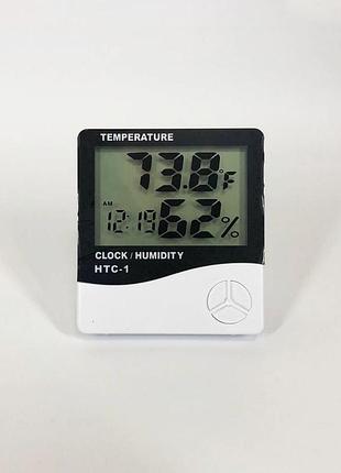 Термогигрометр generic htc-1 часы будильника метеостанция, термометр гигрометр в любом месте 7