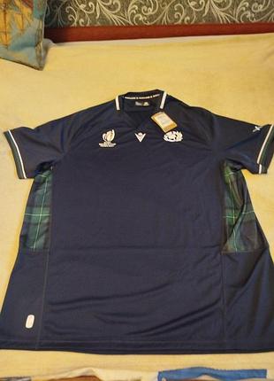 Футболка чоловіча сборна шотландії з регбі всесвітній кубок 2023рік франція