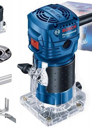 Компактный профессиональный кромочный фрезер bosch gkf 550: 550вт, 6 мм цанговый патрон