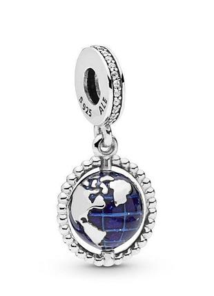 Серебряная подвеска-шарм пандора 798021cz