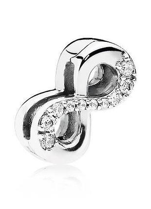 Срібна намистина пандора "нескінченність" 797580cz