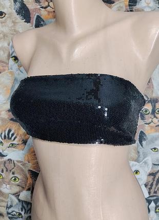 Топ бандо с паетками