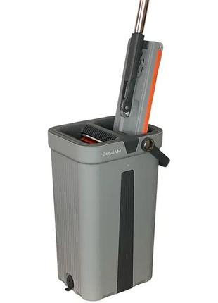 Швабра с ведром 10л и автоматическим вертикальным отжимом g10