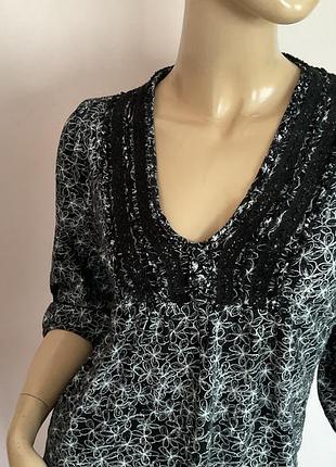 Фірмова блузка з органічного котону/ l- xl/ brend john rocha