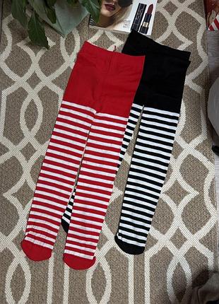 Колготки дитячі колготи в смужку