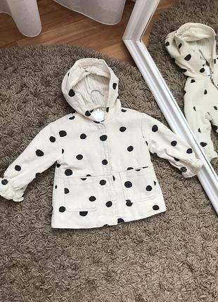 Пальто zara для дівчинки